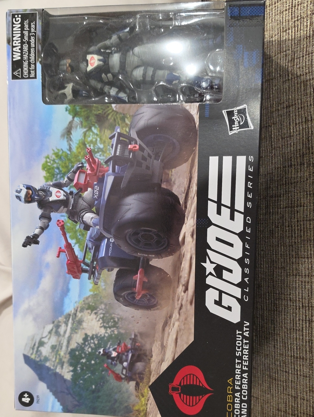 G.I. Joe Classified Series Cobra Ferret Scout with ATV - Black & Gray